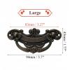 YUNSI Creative Handles 1pc Antique Furniture Box Handle Knobs Vintage Drawer Cabinets Knobs and Handles Door Cupboard Kitchen Pull Furniture Fittings Hardware Handle(Large 94x45mm) view 2