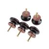 YUNSI Creative Handles 5pcs Wood Cabinet Drawer Wardrobe Knobs Wooden Furniture Handles Cabinet Knobs and Handles Kitchen Door Pulls Furniture Hardware Hardware Handle(B) view 2