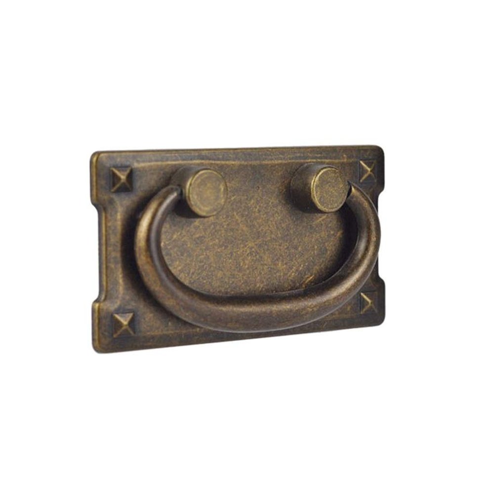 YUNSI Creative Handles Retro Cabinet Knobs Drawer Door Bin Wardrobe Drop Ring Pulls Handle Hardware Handle(3)