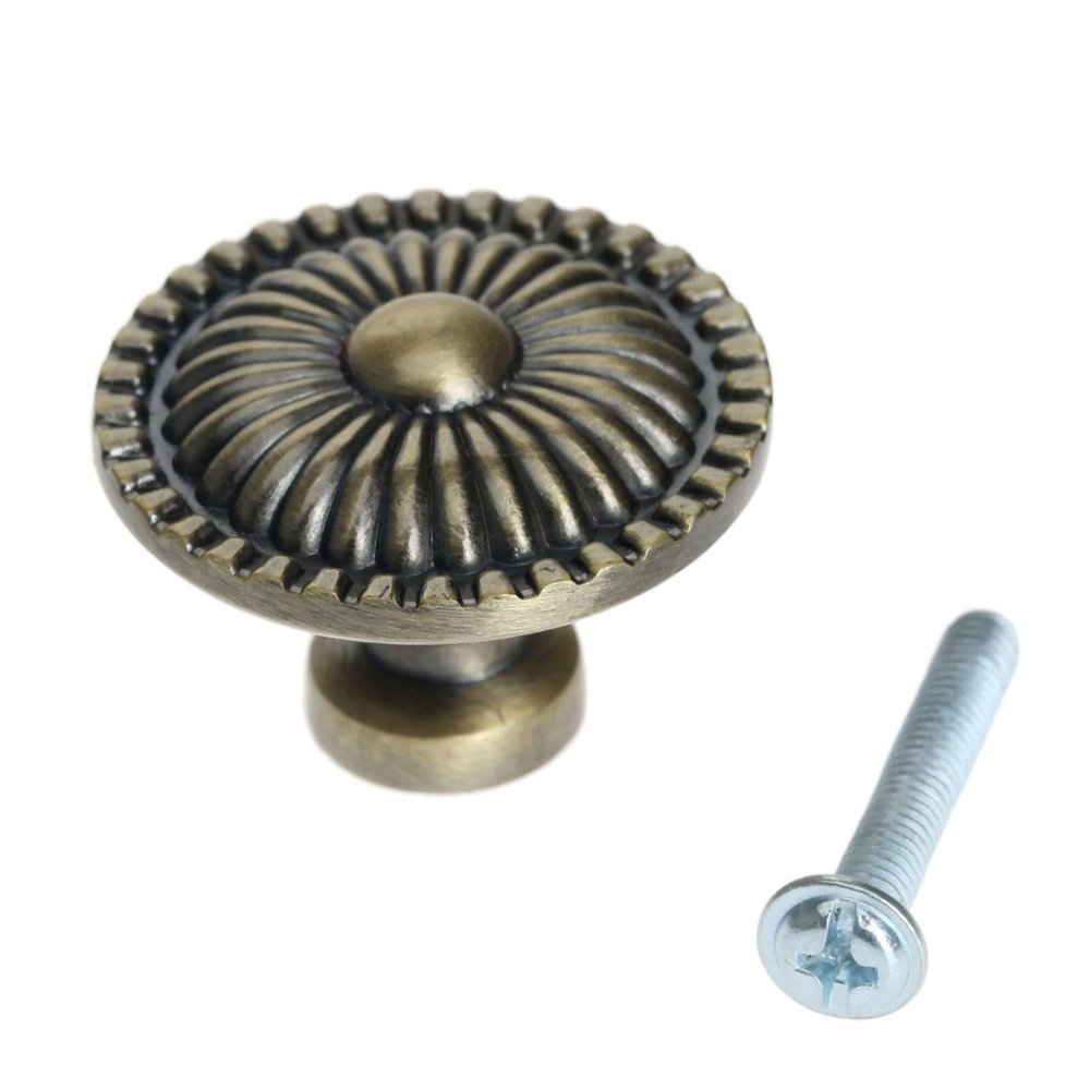 YUNSI Creative Handles 1pc Single Hole/96mm Antique Cupboard Cabinet Door Furniture Pull Handle Zinc Alloy Kitchen Handles and Knobs Modern Drawer Knob Hardware Handle(A)