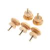 YUNSI Creative Handles 5pcs Wood Cabinet Drawer Wardrobe Knobs Wooden Furniture Handles Cabinet Knobs and Handles Kitchen Door Pulls Furniture Hardware Hardware Handle(A) view 2