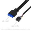 60cm Front Case Panel USB3.0+USB3.0+HD Audio Ports I/O Board+Internal Wire USB Bezel DIY Case view 2