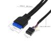 60cm Front Case Panel USB3.0+USB3.0+HD Audio Ports I/O Board+Internal Wire USB Bezel DIY Case view 4