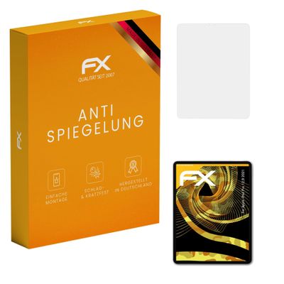 atFoliX Screen Protector compatible with Apple iPad Pro 12,9 2021 Screen Protection Film, anti-reflective and shock-absorbing FX Protector Film (2X)