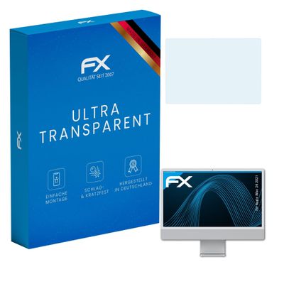 atFoliX Screen Protection Film compatible with Apple iMac 24 2021 Screen Protector, ultra-clear FX Protective Film