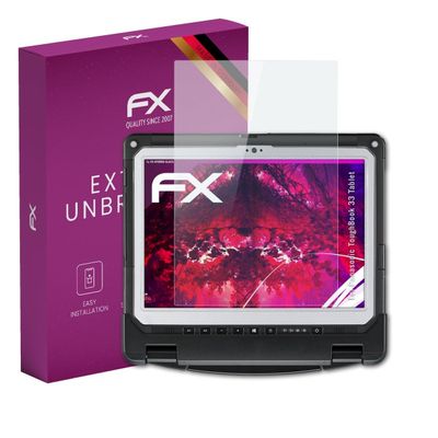 atFoliX Plastic Glass Protective Film compatible with Panasonic ToughBook 33 Tablet, 9H Hybrid-Glass FX Screen Protector