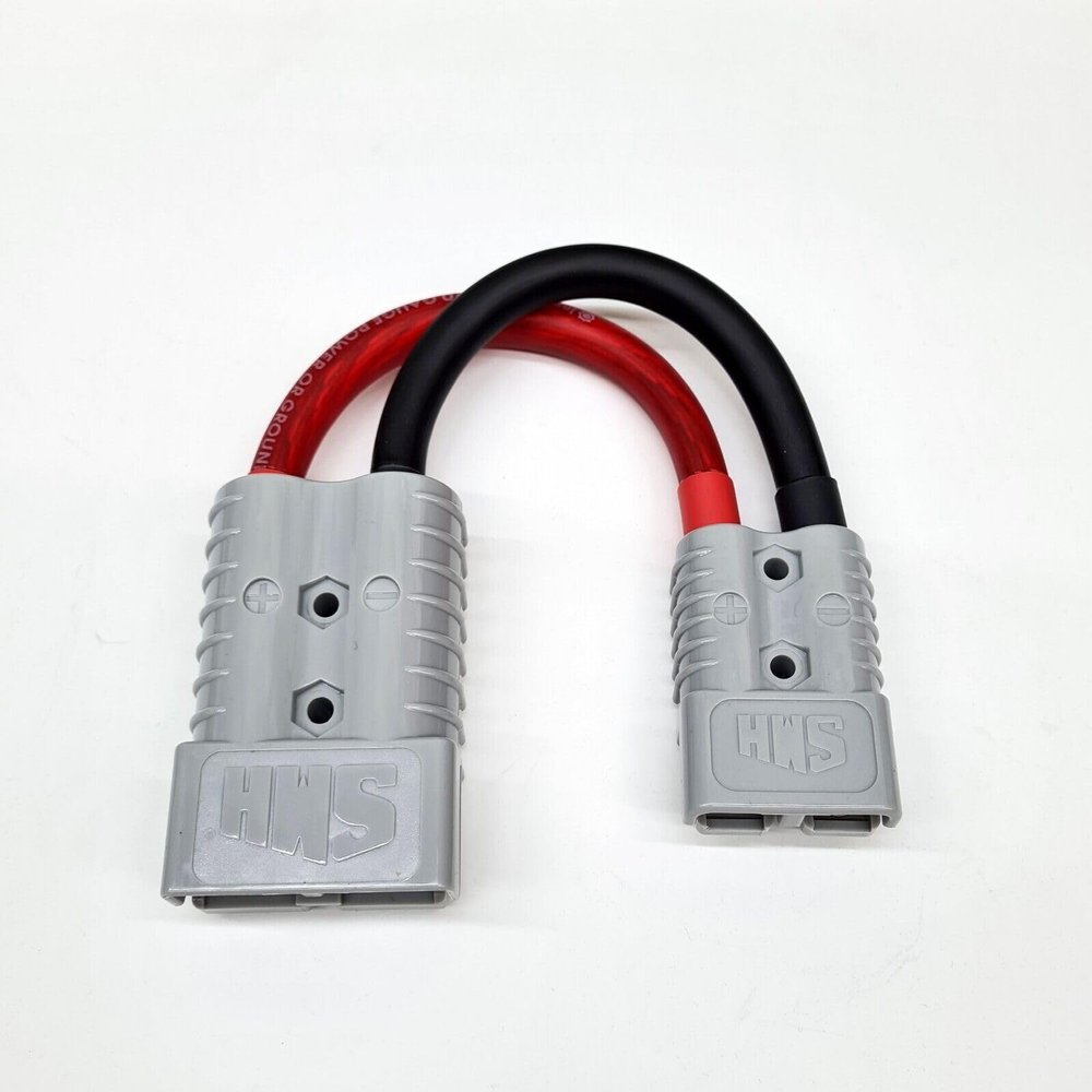 SB350 Gray to SB175 Gray Adapter Cable, Made in USA,Heavy Duty(Made in USA), grey