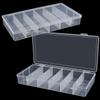 clear visible plastic storage box cosmetic tools storage box makeup tools fishing tackle accessory box organizer jewelry screws hardware accessories organizer box (2Pack) view 1