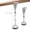 3 Pack Adjustable Height Center Support Leg for Bed Frame, Bed Center Slat Heavy Support Leg, Extra Durable Steel Support Legs | Suitable for Bed Frame, Bed Center Slats, Cabinet and Wooden Furniture view 2