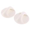YUNSI Creative Handles 2pcs Round Adhesive Pull Handle Knob for Cabinet Cupboard Window Drawer Sliding Door Hardware Handle(White) view 1