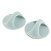 YUNSI Creative Handles 2pcs Round Adhesive Pull Handle Knob for Cabinet Cupboard Window Drawer Sliding Door Hardware Handle(White) view 3