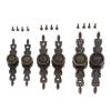 YUNSI Creative Handles 2pcs Antique Bronze Flower Furniture Handle Vintage Jewelry Chest Wooden Box Pull Handles Drawer Wardrobe Kitchen Door Pull Knob Hardware Handle(42mm Hole Spacing) view 3