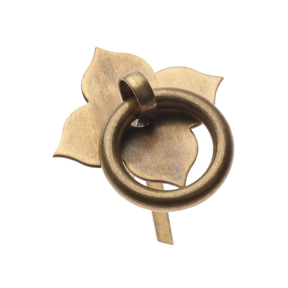 YUNSI Creative Handles 1pc Antique Brass Door Ring Knobs Drawer Cabinet Closet Kitchen Pull Cupboard Furniture Handle Vintage Furniture Brass Hardware Hardware Handle(C)