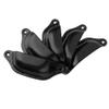 YUNSI Creative Handles Antique Cupboard Cabinet Cup Drawer Furniture Shell Pull Handle Black Pack of 10 Hardware Handle view 1
