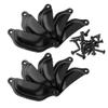 YUNSI Creative Handles Antique Cupboard Cabinet Cup Drawer Furniture Shell Pull Handle Black Pack of 10 Hardware Handle view 2