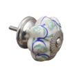 YUNSI Creative Handles Classical Ceramic Furniture Knob Wardrobe Cabinet Drawer Pull Handles Hardware Handle(Grass) view 2