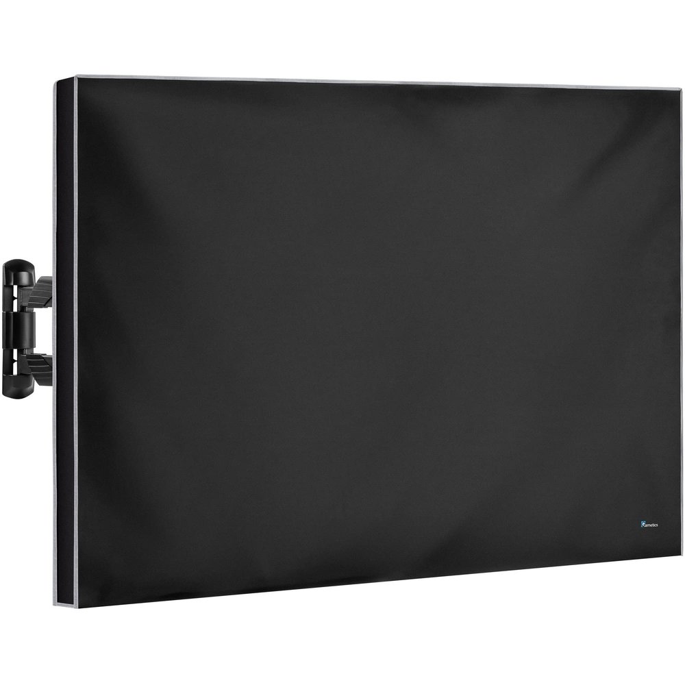 Garnetics Outdoor TV Cover 90 Inch  Waterproof, Weatherproof TV Enclosures with Smart Shield Screen Protectors, Ideal for Outdoor Use, Moving, and Storage - Black