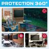 Garnetics Outdoor TV Cover 90 Inch  Waterproof, Weatherproof TV Enclosures with Smart Shield Screen Protectors, Ideal for Outdoor Use, Moving, and Storage - Black view 4