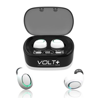 PRO Bluetooth 5.3 Earbuds Compatible with Samsung Galaxy Note 20/Ultra/Edge/5G/Note20 +36 Hr Use/ 2000mAh PowerCase/ IPX4 Waterproof/Noise Reduction/Quad Mic
