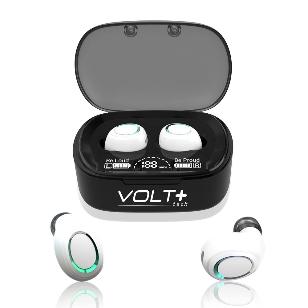 PRO Bluetooth 5.3 Earbuds Compatible with Samsung Galaxy Note 20/Ultra/Edge/5G/Note20 +36 Hr Use/ 2000mAh PowerCase/ IPX4 Waterproof/Noise Reduction/Quad Mic