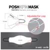 Be Healthy Pack of 10 Posh KF94 Mask Melange Bubble Gum C03 MADE IN KOREA Large view 2