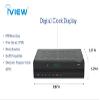 IVIEW-3500STB III, ATSC Digital Converter Box with Recording and Media Player, Analog to Digital, QAM Tuner, Channel 3/4, HDMI, A/V, USB, Learning Remote view 3
