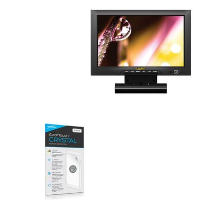 BoxWave Screen Protector Compatible with Lilliput FA1013-NP/H/Y - ClearTouch Crystal (2-Pack), HD Film Skin - Shields from Scratches