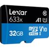 Lexar 32GB (2-Pack) High-Performance 633x micro SD Card w/ SD Adapter, UHS-I, C10, U1, A1, Full HD, 4K, Up To 100MB/s Read Memory Card, for Smartphones, Tablets, and Action Cameras (LMS0633032G-B2ANU) view 2