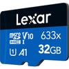 Lexar 32GB (2-Pack) High-Performance 633x micro SD Card w/ SD Adapter, UHS-I, C10, U1, A1, Full HD, 4K, Up To 100MB/s Read Memory Card, for Smartphones, Tablets, and Action Cameras (LMS0633032G-B2ANU) view 3