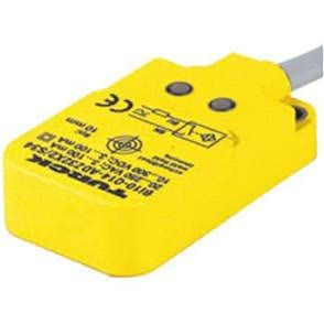 BI10-Q14-AN6X2, Inductive Sensor, Rectang 14mmH Flush, R: 10mm, DC 3 Wire NPN NO, 10-30VDC, Cable PUR, M1608320