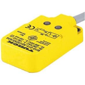 BI10-Q14-AN6X2, Inductive Sensor, Rectang 14mmH Flush, R: 10mm, DC 3 Wire NPN NO, 10-30VDC, Cable PUR, M1608320