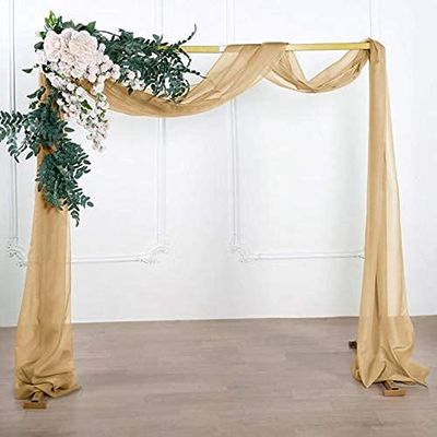 18Ft Wedding Arch Draping Fabric Backdrop Drapery for Parties Ceiling Wedding Arch Reception Drapery Fabric Dcor