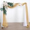 18Ft Wedding Arch Draping Fabric Backdrop Drapery for Parties Ceiling Wedding Arch Reception Drapery Fabric Dcor view 2