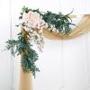 18Ft Wedding Arch Draping Fabric Backdrop Drapery for Parties Ceiling Wedding Arch Reception Drapery Fabric Dcor view 4