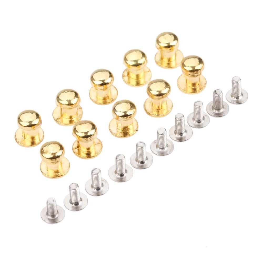 YUNSI Creative Handles 10pcs 7x10mm Mini Jewelry Box Chest Case Drawer Cabinet Door Pull Knob Handle Antique Brass/Silver/Gold Color Furniture Handles Hardware Handle(C)
