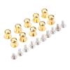YUNSI Creative Handles 10pcs 7x10mm Mini Jewelry Box Chest Case Drawer Cabinet Door Pull Knob Handle Antique Brass/Silver/Gold Color Furniture Handles Hardware Handle(C) view 1