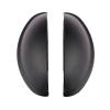 YUNSI Creative Handles Antique Bronze/Black Cupboard Shell Pull Handles Kitchen Drawer Cabinet Door Handle Furniture Jewelry Chest Box Knobs 80 * 30mm Hardware Handle(B) view 1