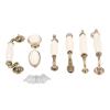 YUNSI Creative Handles 1pc Antique Bronze Furniture Handle Ceramic Door Knob Cabinet Knobs and Handle for Furniture Drawer Cupboard Kitchen Pull Handle Hardware Handle(B) view 3