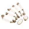YUNSI Creative Handles 1pc Antique Bronze Furniture Handle Ceramic Door Knob Cabinet Knobs and Handle for Furniture Drawer Cupboard Kitchen Pull Handle Hardware Handle(B) view 4