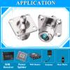 2PCS Type N to SMA Coax Connector, N Female to SMA Female 4-Hole Panel Mount Coax Adapter, N Type SMA Female Chassis Type 4 Hole Flange Panel Coaxial Adapter view 4