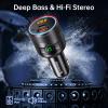Syncwire Bluetooth 5.4 FM Transmitter for Car, 38W PD&QC3.0 Dual USB Charging Bluetooth Car Adapter Microphone & Bass Sound MP3 Music Player FM Kit with Hands-Free Calling view 3