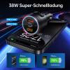 Syncwire Bluetooth 5.4 FM Transmitter for Car, 38W PD&QC3.0 Dual USB Charging Bluetooth Car Adapter Microphone & Bass Sound MP3 Music Player FM Kit with Hands-Free Calling view 4