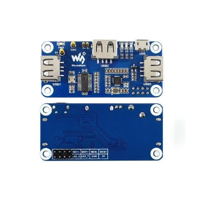 PoE Ethernet/USB HUB HAT for Raspberry Pi Zero,Compatible with Zero/Zero W/Zero WH,3X USB 2.0 Ports,802.3af-Compliant