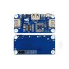 PoE Ethernet/USB HUB HAT for Raspberry Pi Zero,Compatible with Zero/Zero W/Zero WH,3X USB 2.0 Ports,802.3af-Compliant view 1