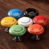 YUNSI Creative Handles 1pc Round Cabinet Knobs Ceramic Furniture Handles Door Drawer Cupboard Wardrobe Pull Handle Furniture Home Kitchen Accessories Hardware Handle(White) view 3