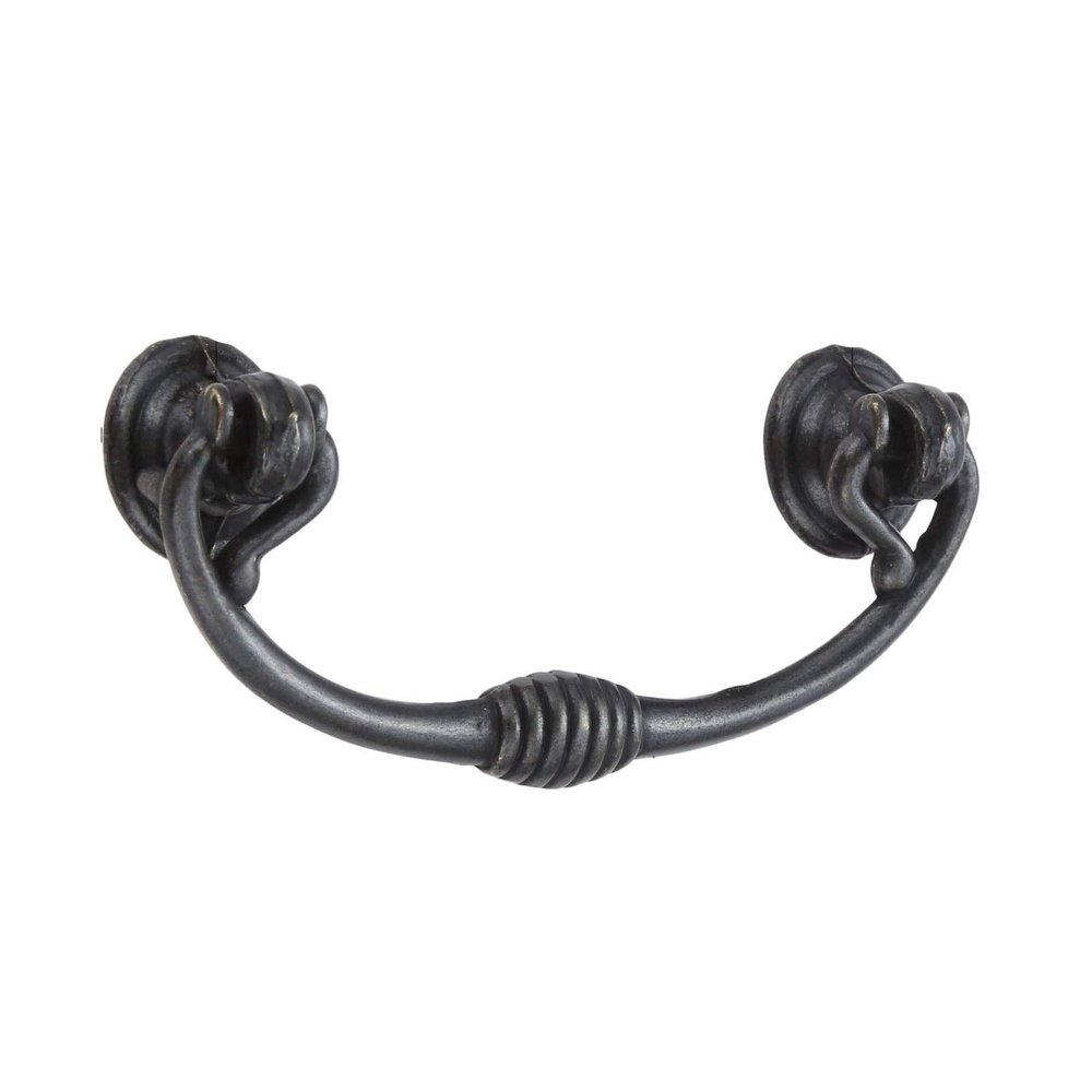 YUNSI Creative Handles 1pc Black Antique Bronze Wooden Box Case Pull Handles 64/96mm Furniture Knobs Kitchen Drawer Cupboard Cabinet Door Handle Hardware Handle(96mm)