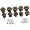 YUNSI Creative Handles 5pcs Antique Bronze Furniture Cabinet Knobs and Handles Kitchen Drawer Cupboard Door Pull Handle Jewelry Wood Box Wooden Handles Hardware Handle(20X18mm) view 2
