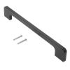 YUNSI Creative Handles 1pc 96-256mm Black Furniture Handles Wardrobe Door Pull Dresser Drawer Handle Kitchen Cupboard Pulls Cabinet Knobs and Handles Hardware Handle(192mm) view 1
