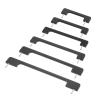 YUNSI Creative Handles 1pc 96-256mm Black Furniture Handles Wardrobe Door Pull Dresser Drawer Handle Kitchen Cupboard Pulls Cabinet Knobs and Handles Hardware Handle(192mm) view 3