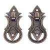 YUNSI Creative Handles 2pcs Vintage Metal Furniture Pull Handles Knobs Bronze Cabinet Knobs and Handle Drawer Kitchen Door Pull Wood Box Handle Knob Hardware Handle(48x21mm) view 2